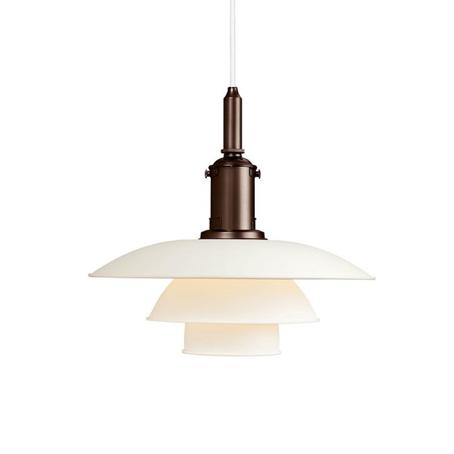Louis Poulsen PH 3½-3 Hanging Lamp in white