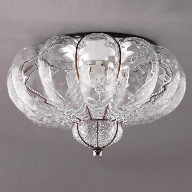 Venetian Ceiling Lamp Bellezza Transparent