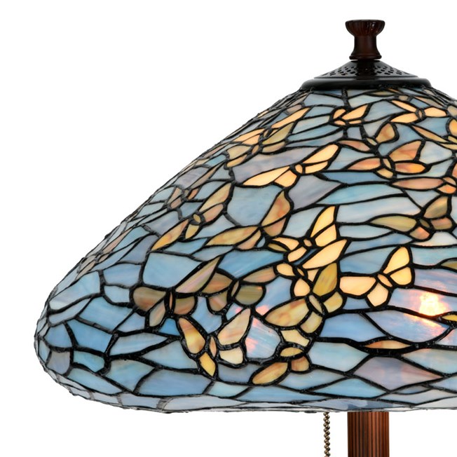 Tiffany Floor Lamp Fly Away Detail