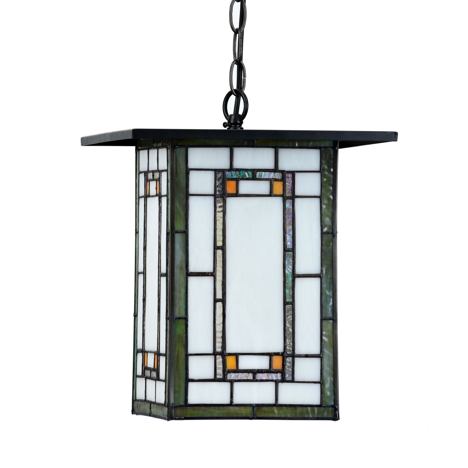 Tiffany Pendant Light Frank Lloyd Wright Orange
