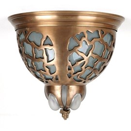 Jugendstil Ceiling Lamp Unica Bronze Ø 43cm