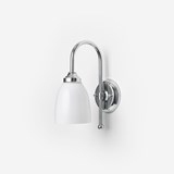 Wall Lamp Cup small Meander Chrome