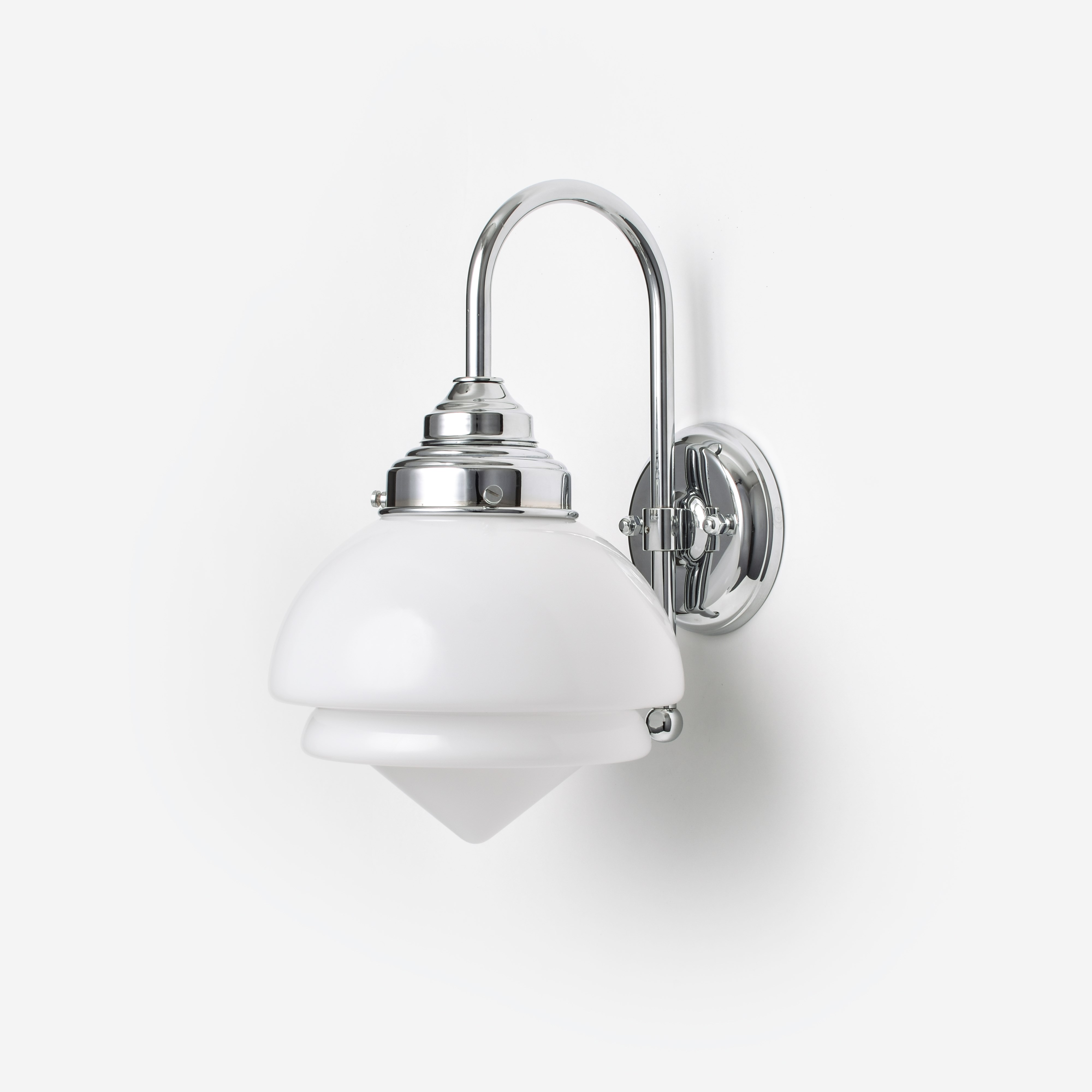 Wall Lamp Small Pointy Meander Chrome