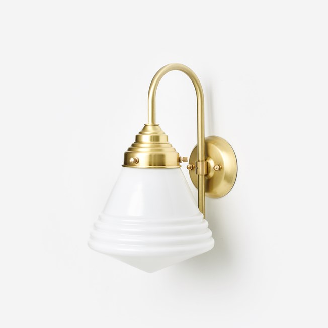 Wall Lamp Luxurious School Small Meander Brass
