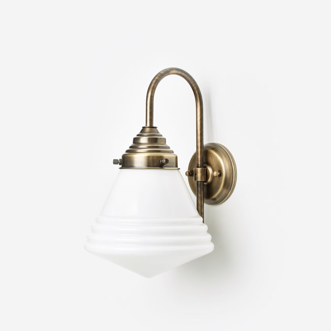 Wall Lamp Luxurious School Small Meander Bronze