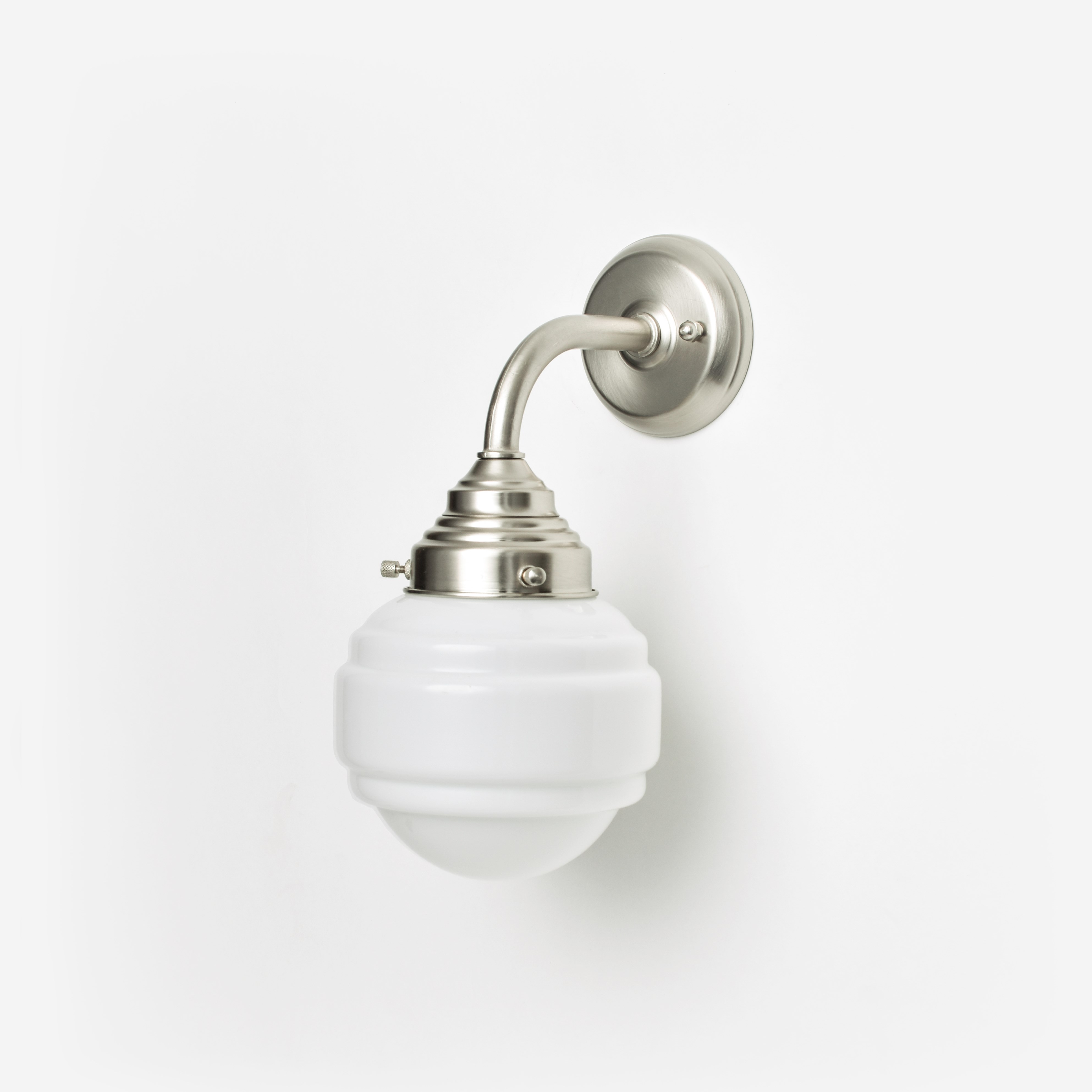 Wall Lamp Polkadot Curve Matt Nickel