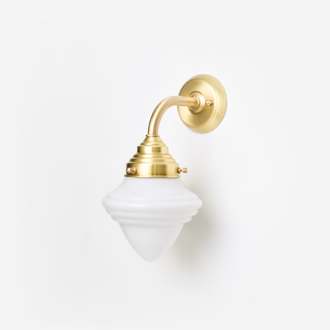 Wall Lamp Acorn Small Curve Brass