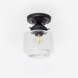 Ceiling Lamp Stepped Cylinder Small Clear Moonlight 