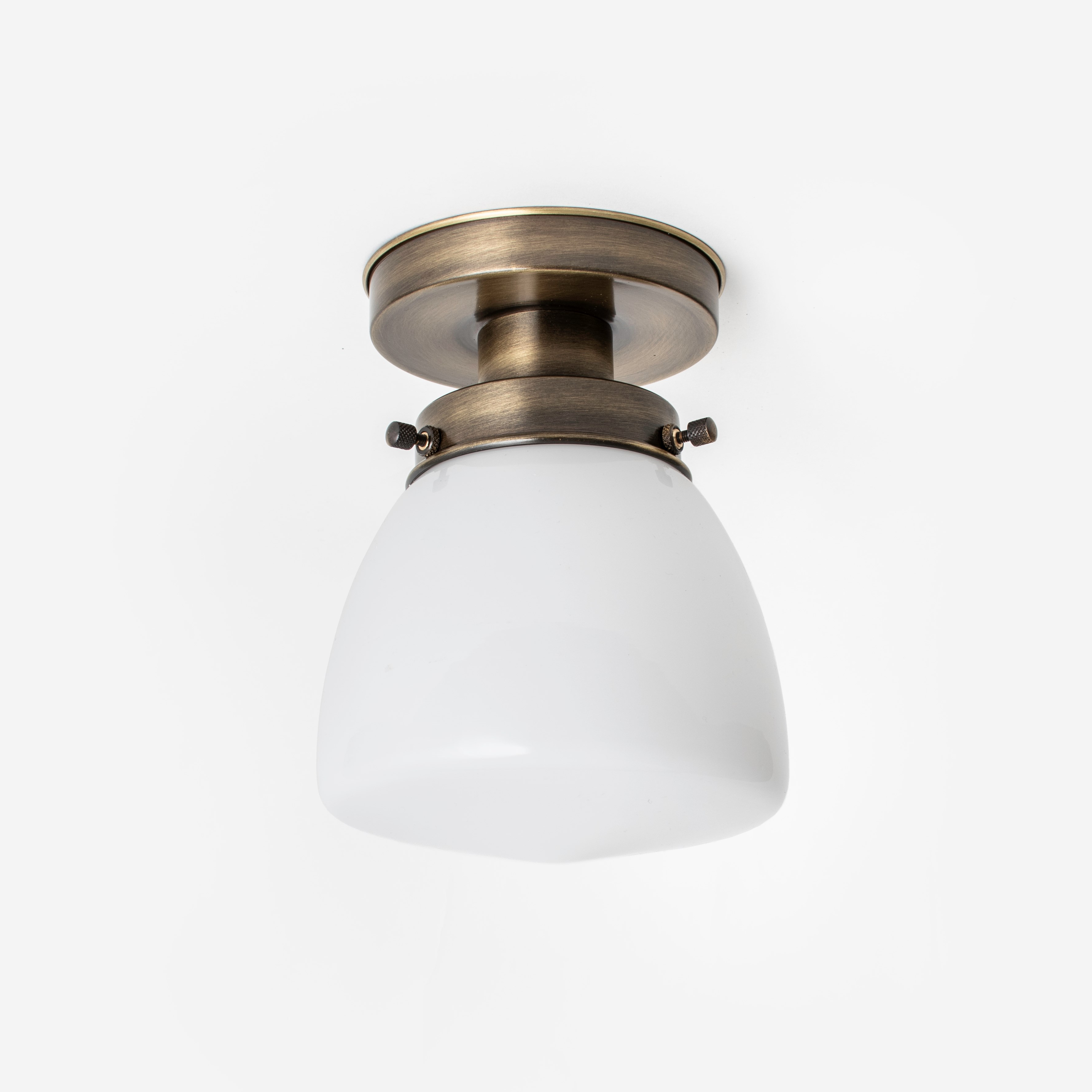Ceiling Lamp School Globe Small 20's Bronze