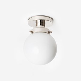 Ceiling Lamp Globe Ø 15 20's Nickel