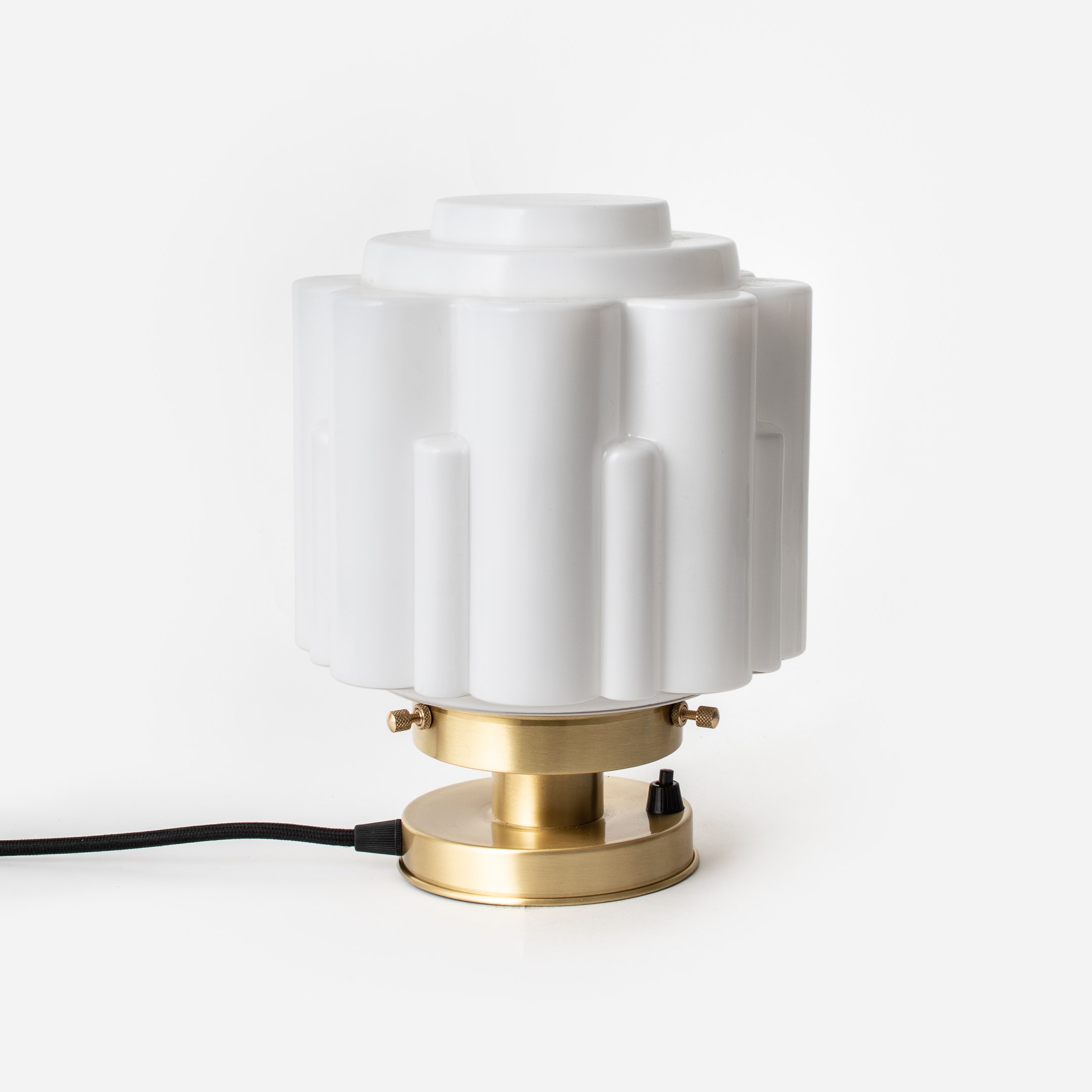 Table Lamp Circle 20's Brass