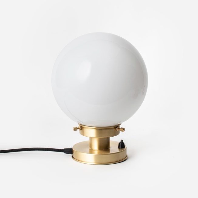Table Lamp Globe Ø 20 20's Brass