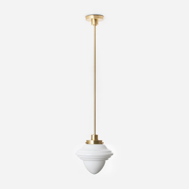 Pendant Lamp Acorn Medium 20's Brass