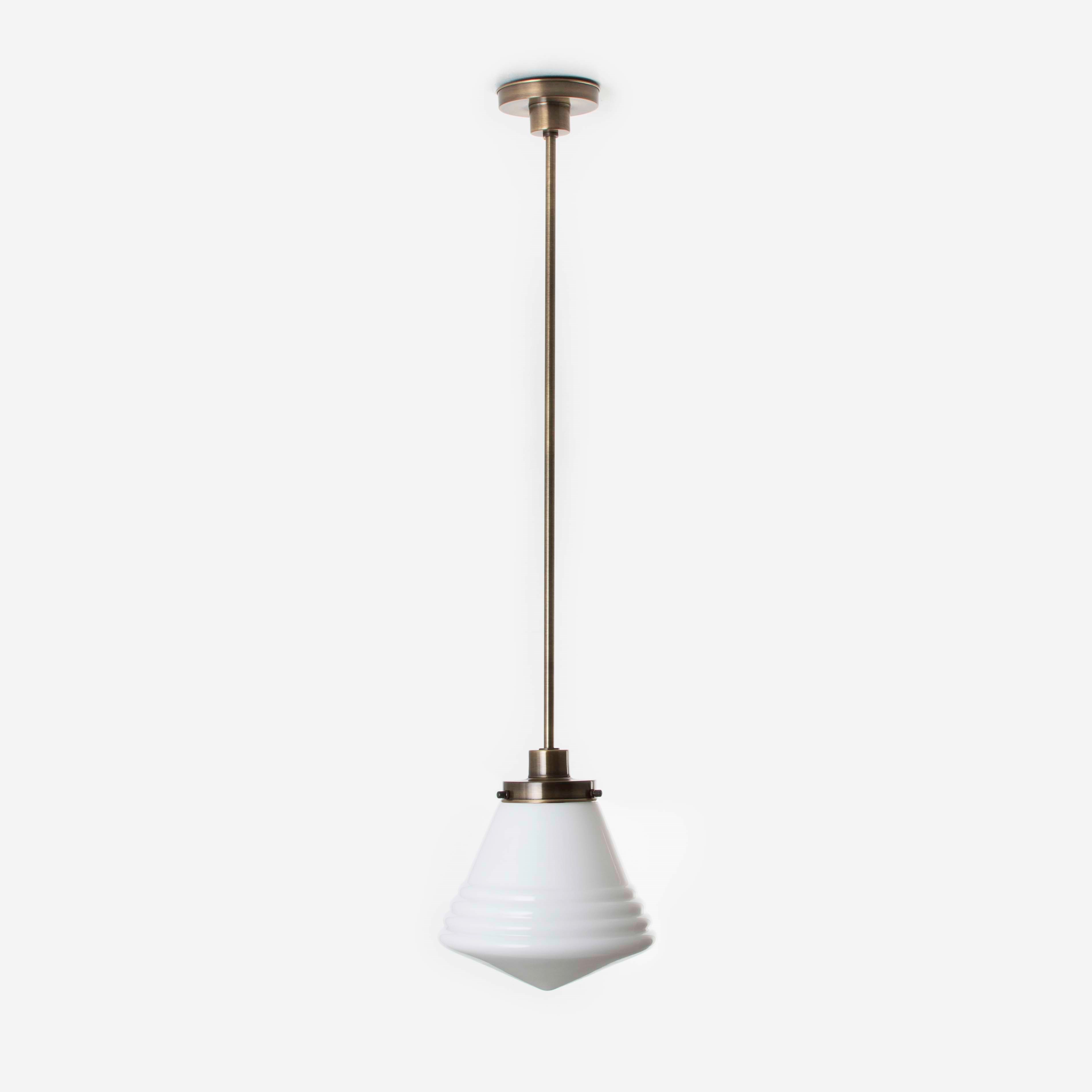 Pendant Lamp Luxe School Medium 20's Bronze