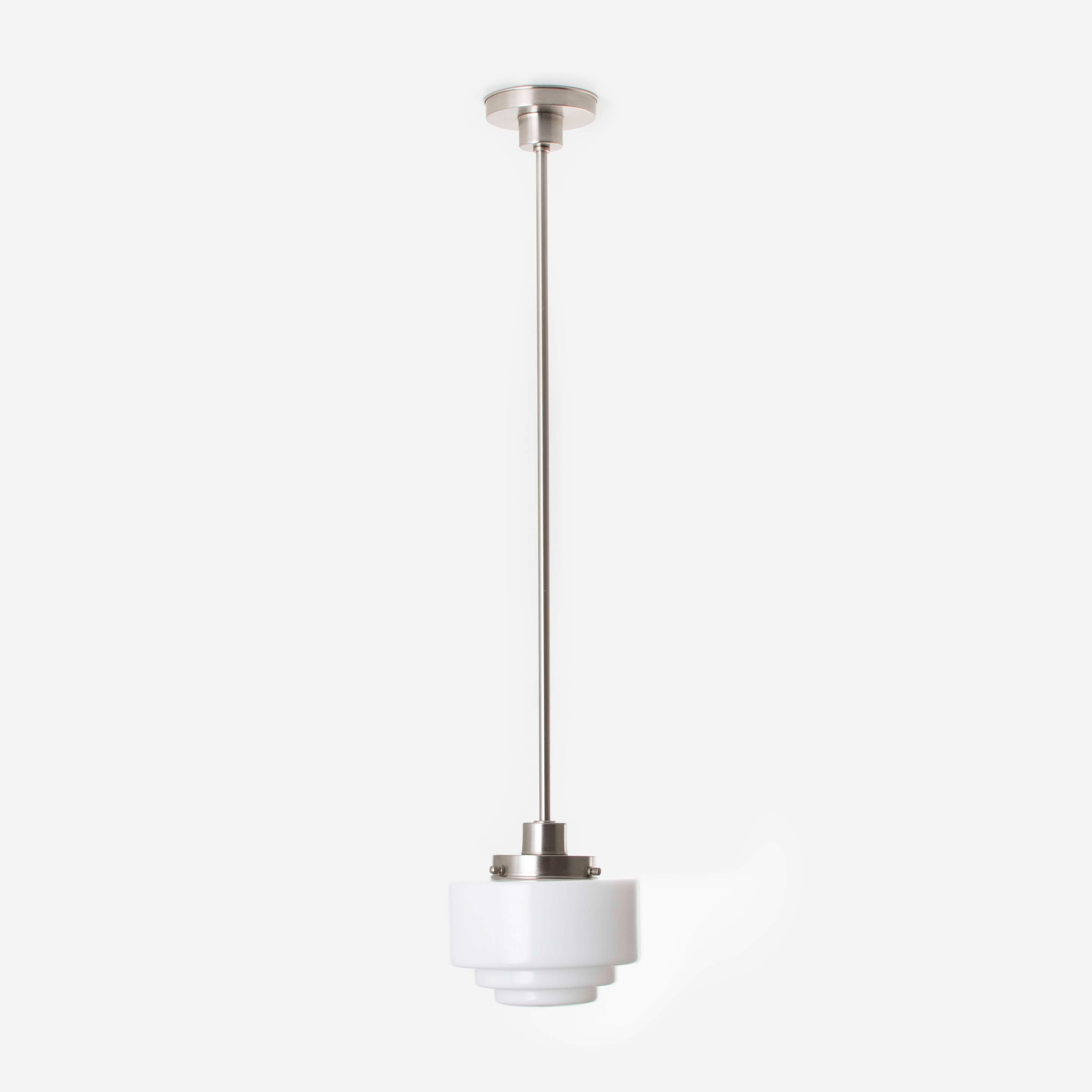 Pendant Lamp Getrapt Ø 20 20's Matt Nickel