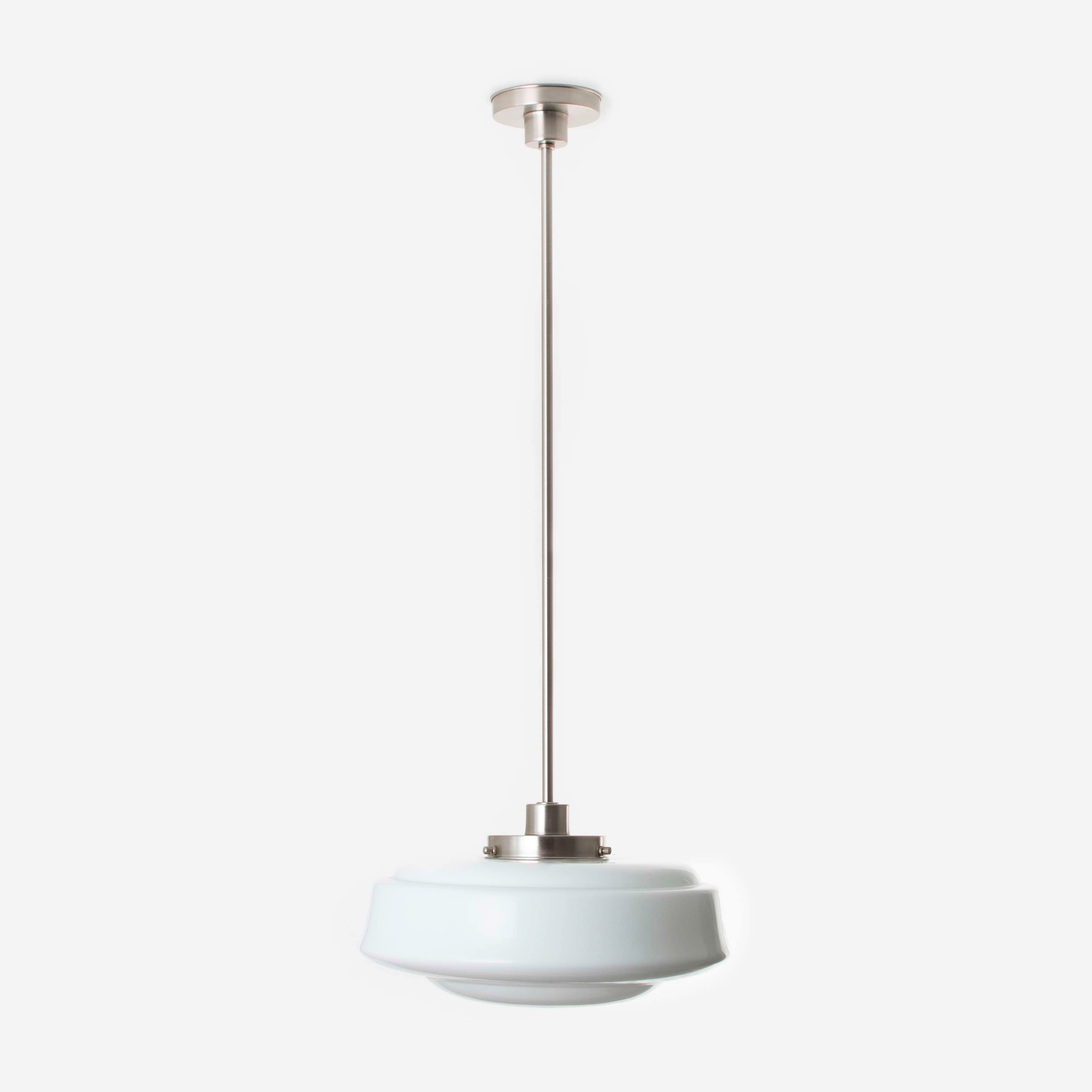 Pendant Lamp Saucer 20's Matt Nickel