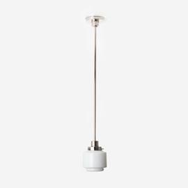 Pendant Lamp Stepped Cylinder Small 20's Nickel