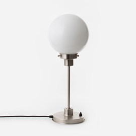 Slim Table Lamp Globe Ø 20 20's Matt Nickel