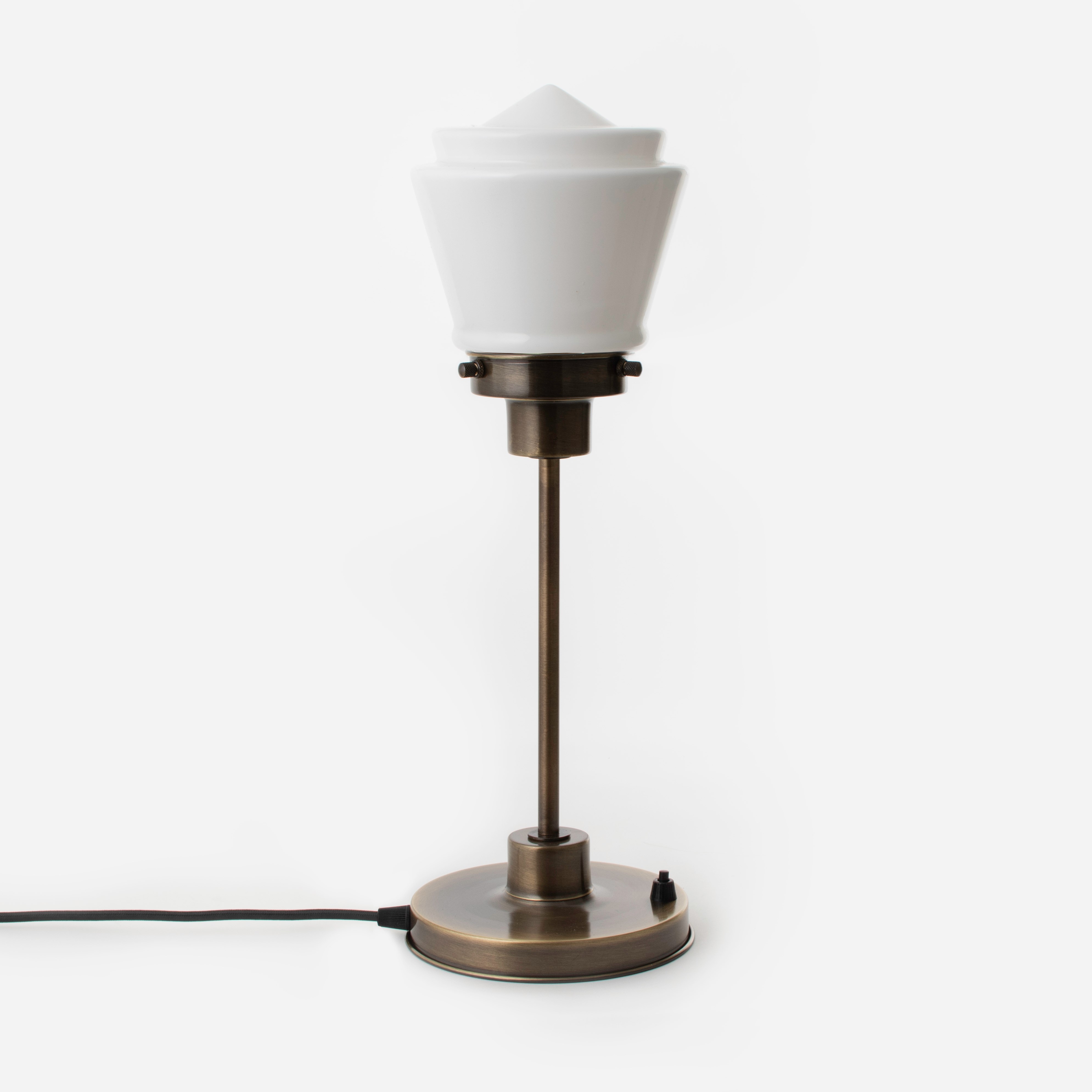 Slim Table Lamp Komeet 20's Bronze