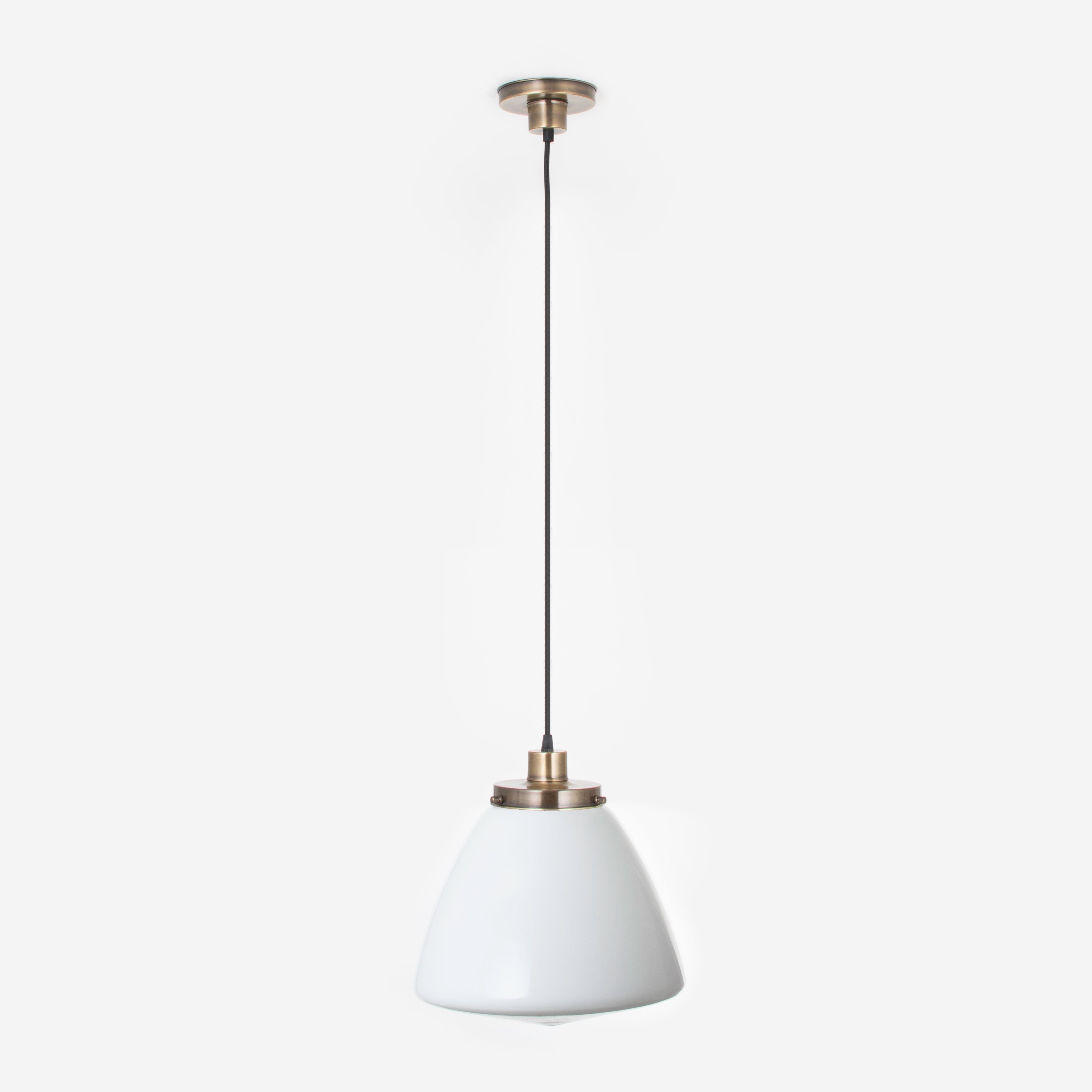 Hanging lamp on cord Schoolbol Large 20's Bronze