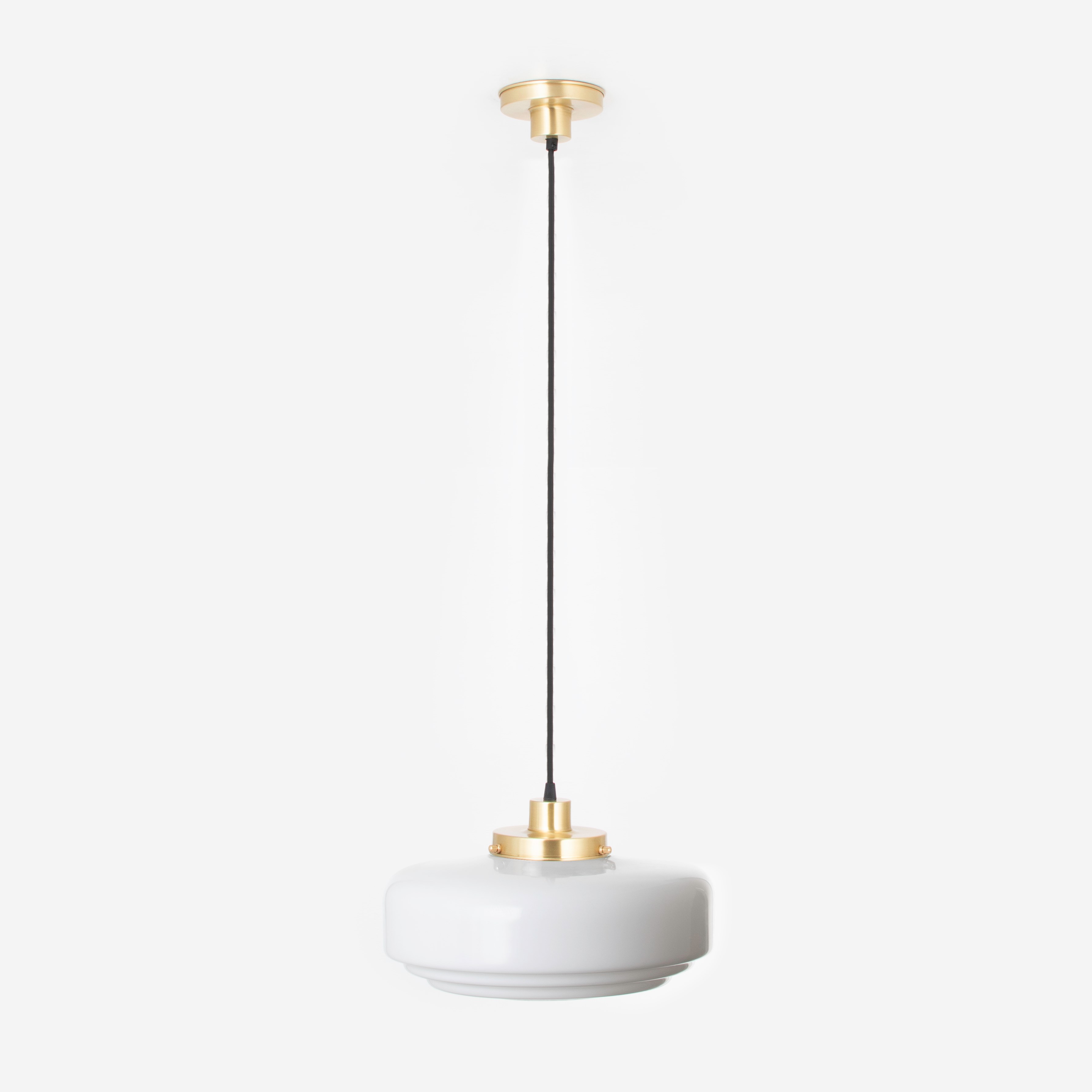 Hanging lamp on cord Lloyd 20's Brass