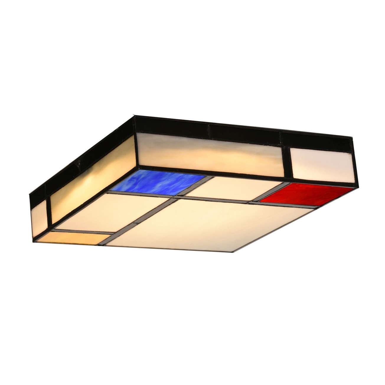Tiffany Wall Lamp / Ceiling Lamp Composition Mondriaan