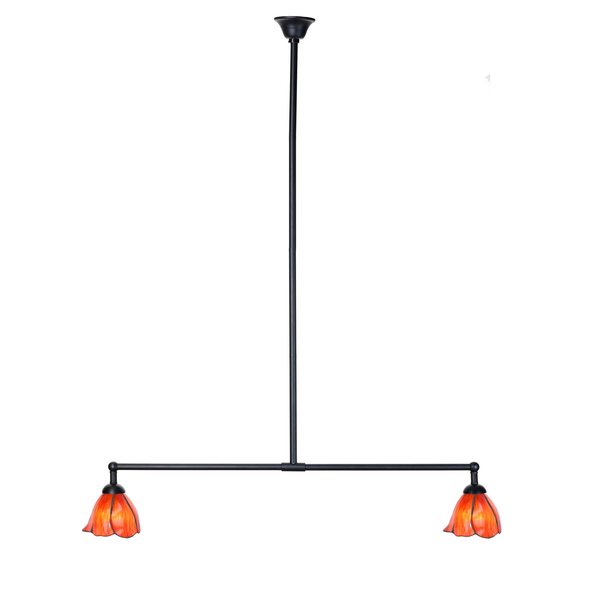 Tiffany T-lamp 2 lights Tender Poppy