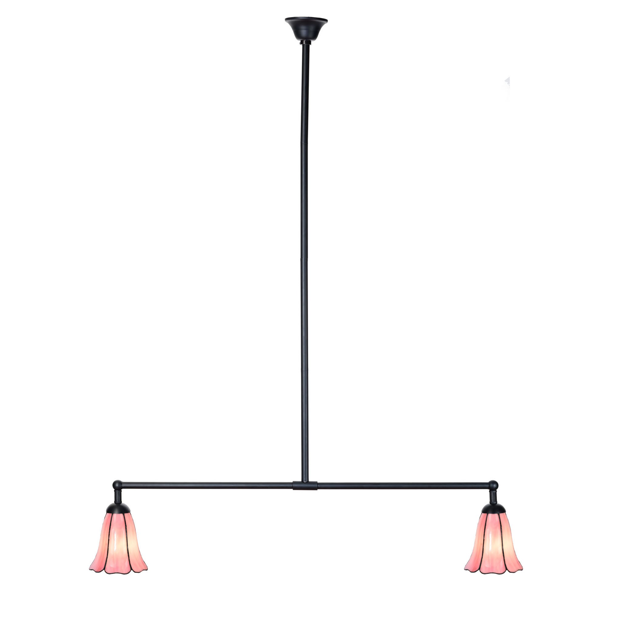 Tiffany T-lamp 2 lights Liseron Pink