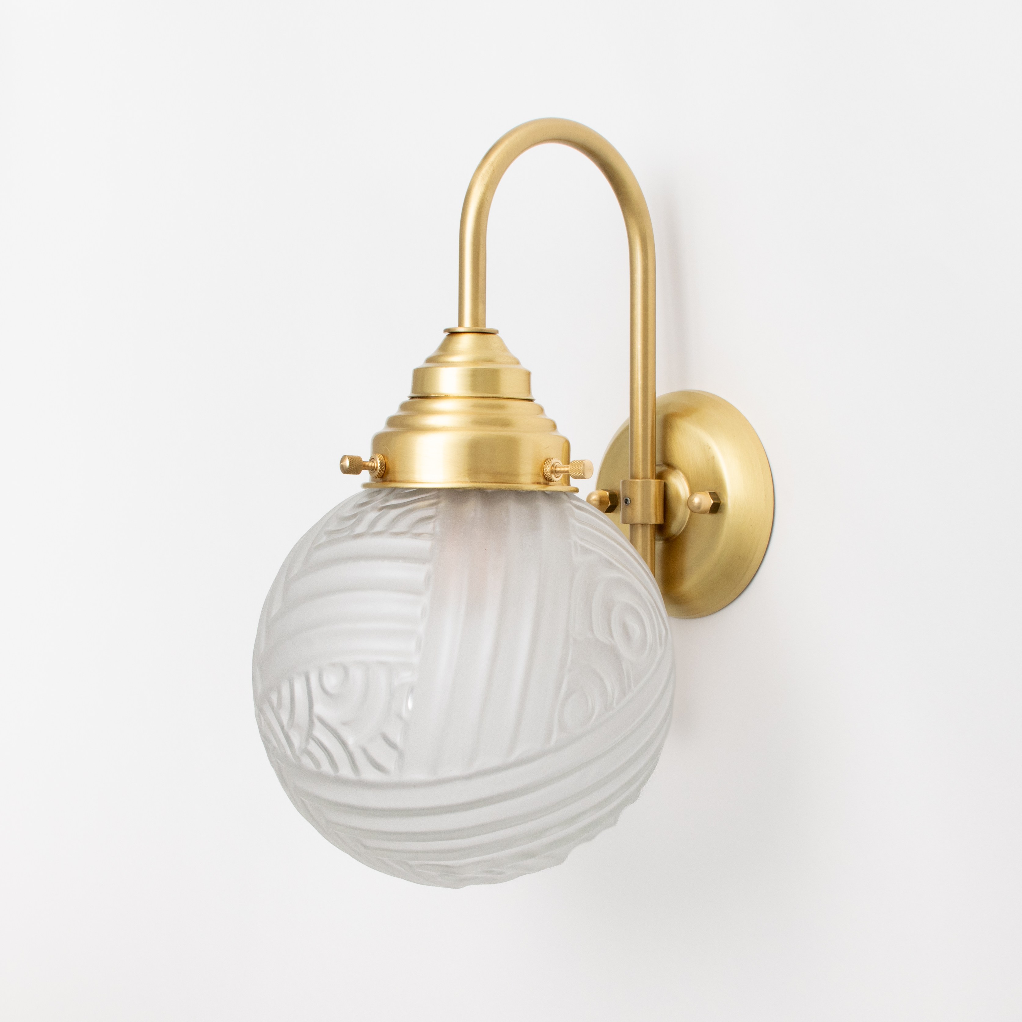 Wall Lamp Nouveau Romance Meander Brass