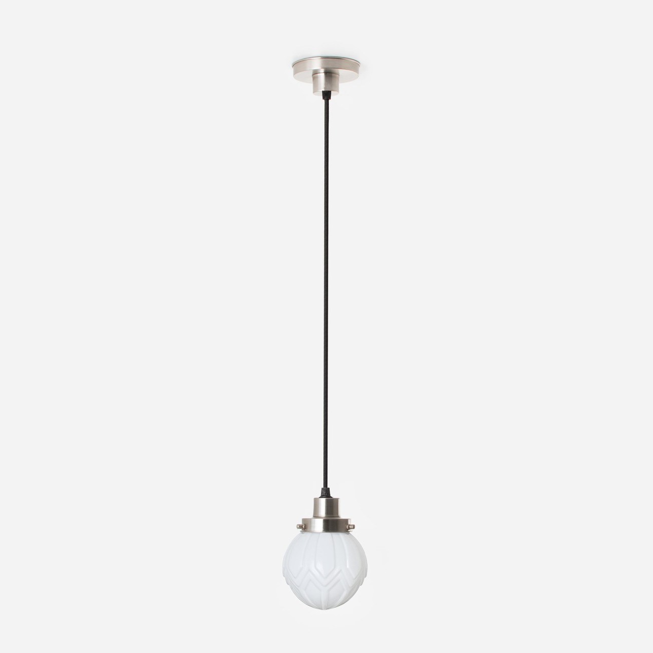 Hanging lamp on cord Victory 20's Matt nickel