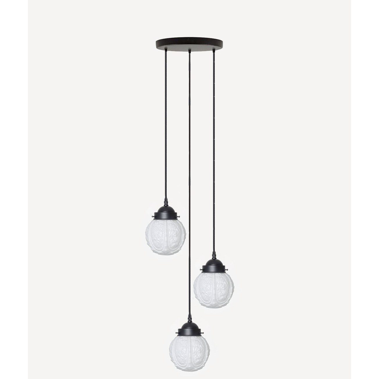 3 light hanging lamp Guimard Flower