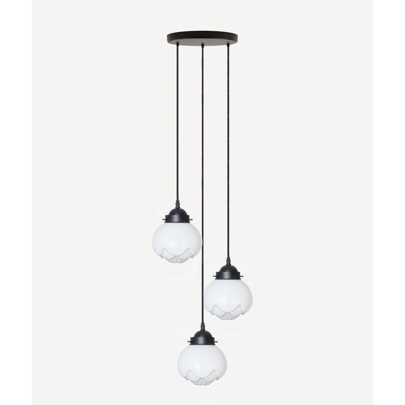 3 light hanging lamp Paeonia