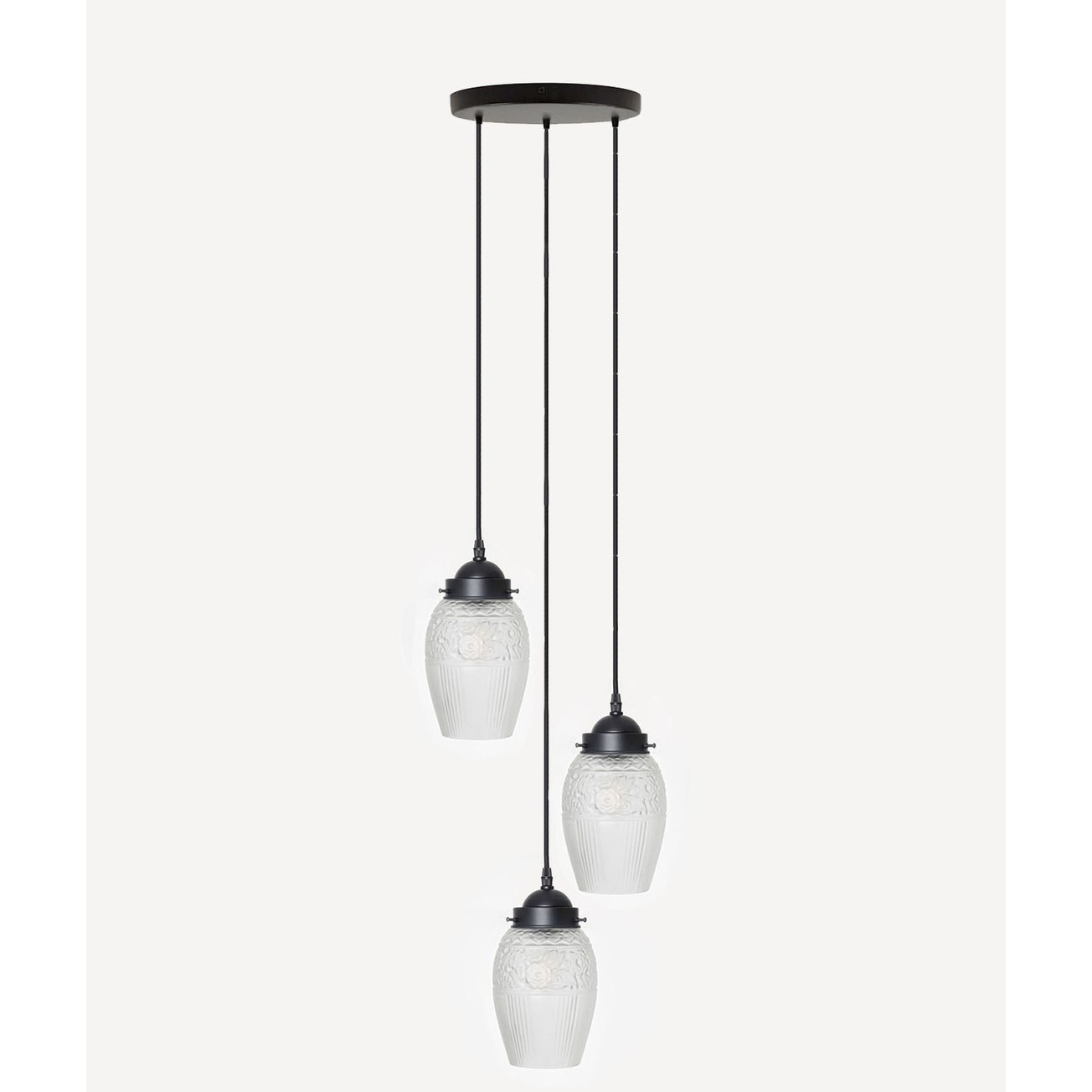 3 light hanging lamp Flower yard
