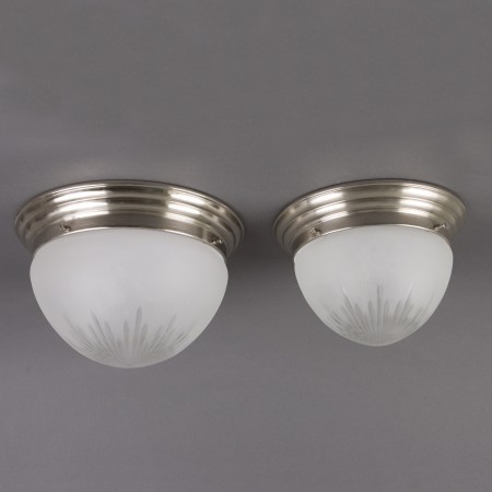 Ceiling Lamp Coupe Star Cut Glass