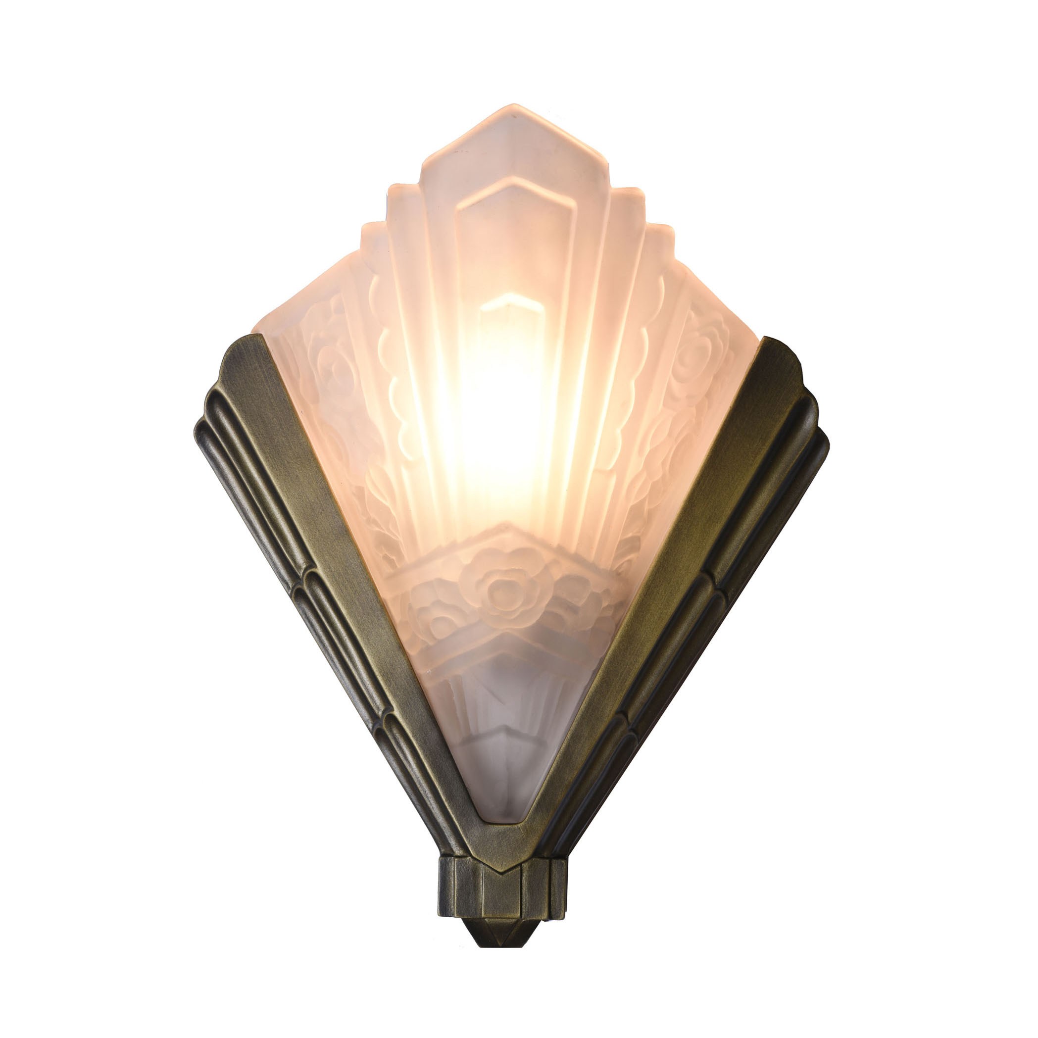 Wall Lamp Nouveau Style patinated bronze 