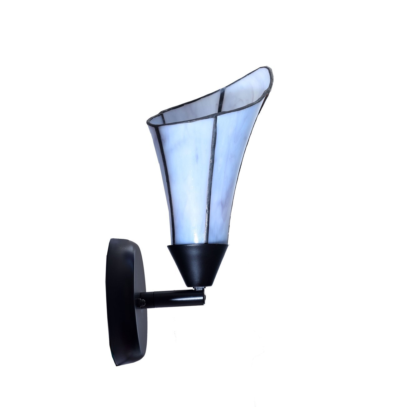 Tiffany Wall Lamp small Calla purple/blue