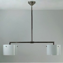 T-Hanging Lamp Rectangular with 2 Open Cylinders
