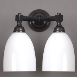 Bathroom Lamp V-Shape with Open Shades