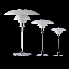 Louis Poulsen PH 2/1, PH 3/2 or PH 4½-3½ Table Lamp Glass