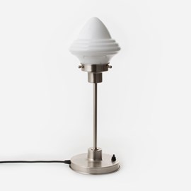 Slim Table Lamp Acorn Small 20's Matt Nickel