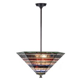 Tiffany Angular Pendant Lamp Industrial