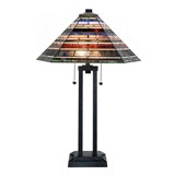 Tiffany Table Lamp Industrial Large