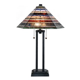 Tiffany Table Lamp Industrial Large
