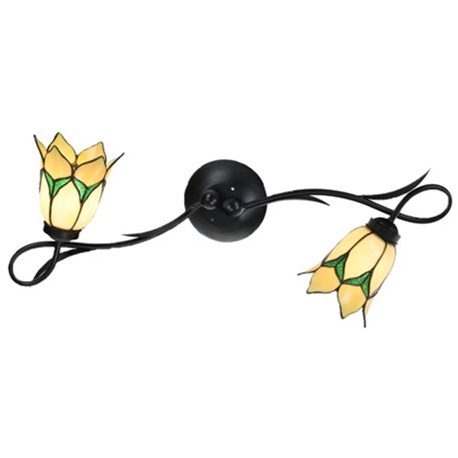 Tiffany Wall Lamp/Ceiling Lamp Lovely Flower Yellow 2