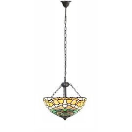 Tiffany Pendant Lamp Campanula with 3 chains