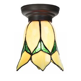 Tiffany Ceiling Lamp Small Lovely Flower Yellow