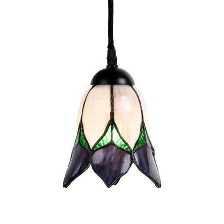 Tiffany Pendant Lamp Lovely Flower Purple Tiffany Pendant Lamp Lovely Flower Purple